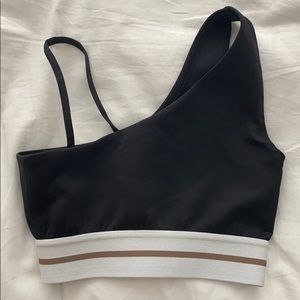 TAN + LINES sports bra